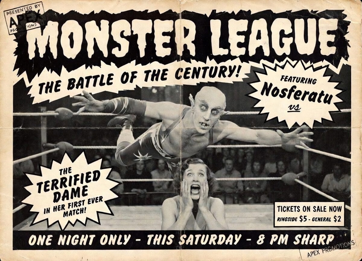 Nosferatu Monsters League Tshirt