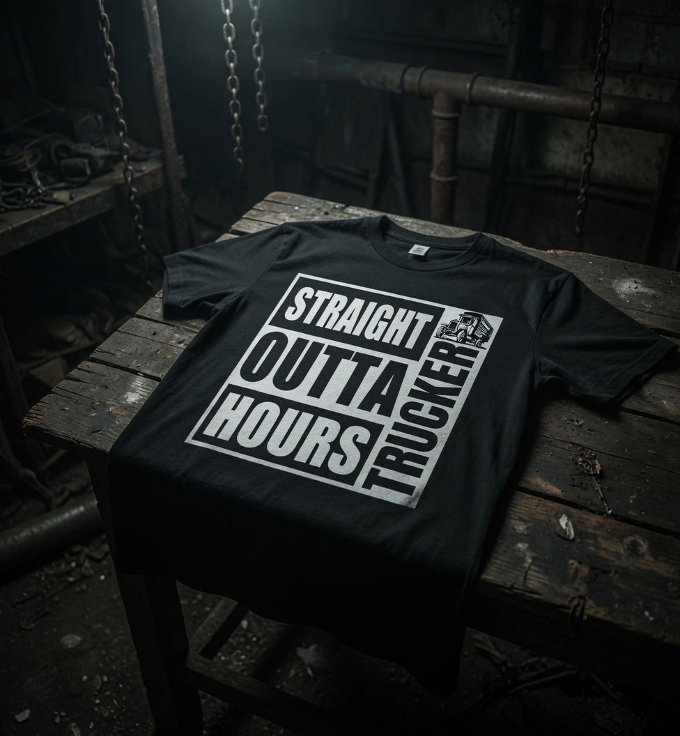 Straight Outta Hours Trucker Tshirt