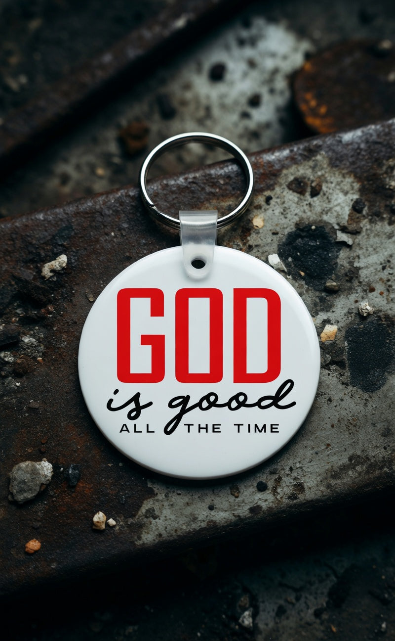 God is Good Keychain