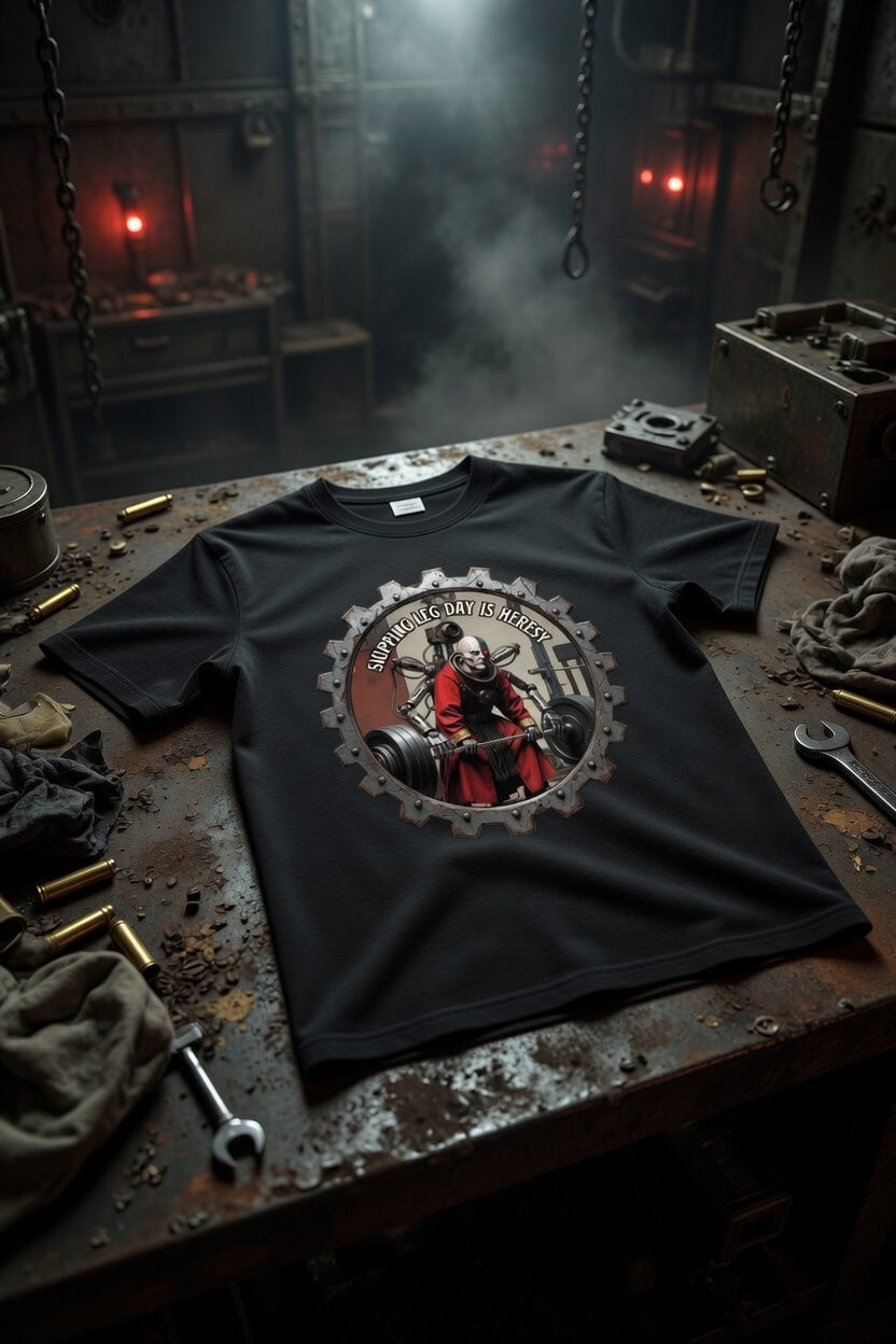 Skipping Leg Day is Heresy Tshirt