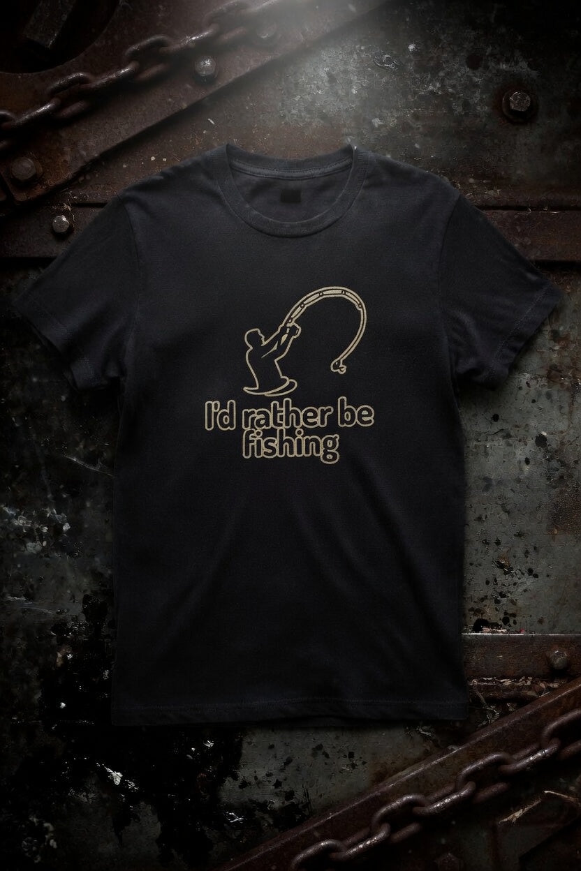 I'd rather be fishing Tshirt