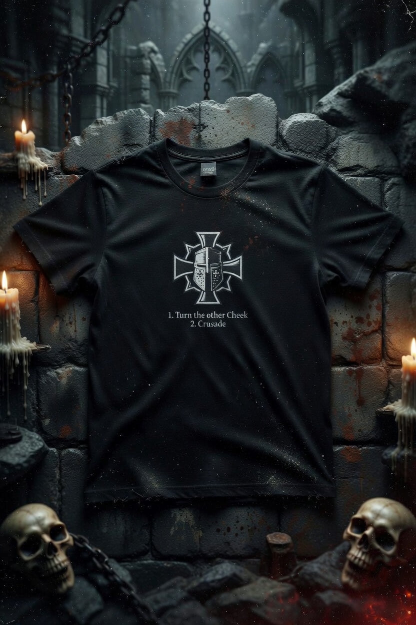 Crusader checklist shirt