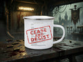 Chudhammer 50K Cease ansd Desist Camping Mug