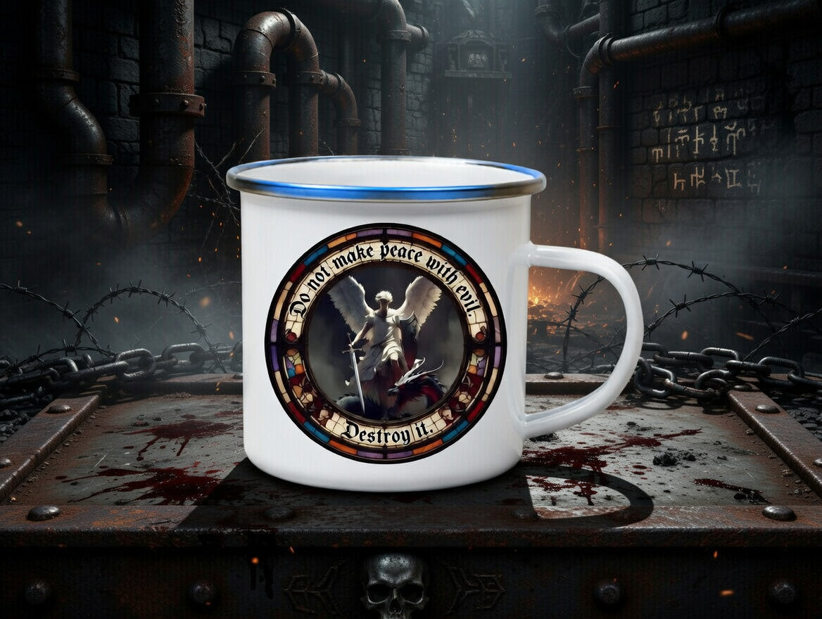 Saint Michael Camping Mug