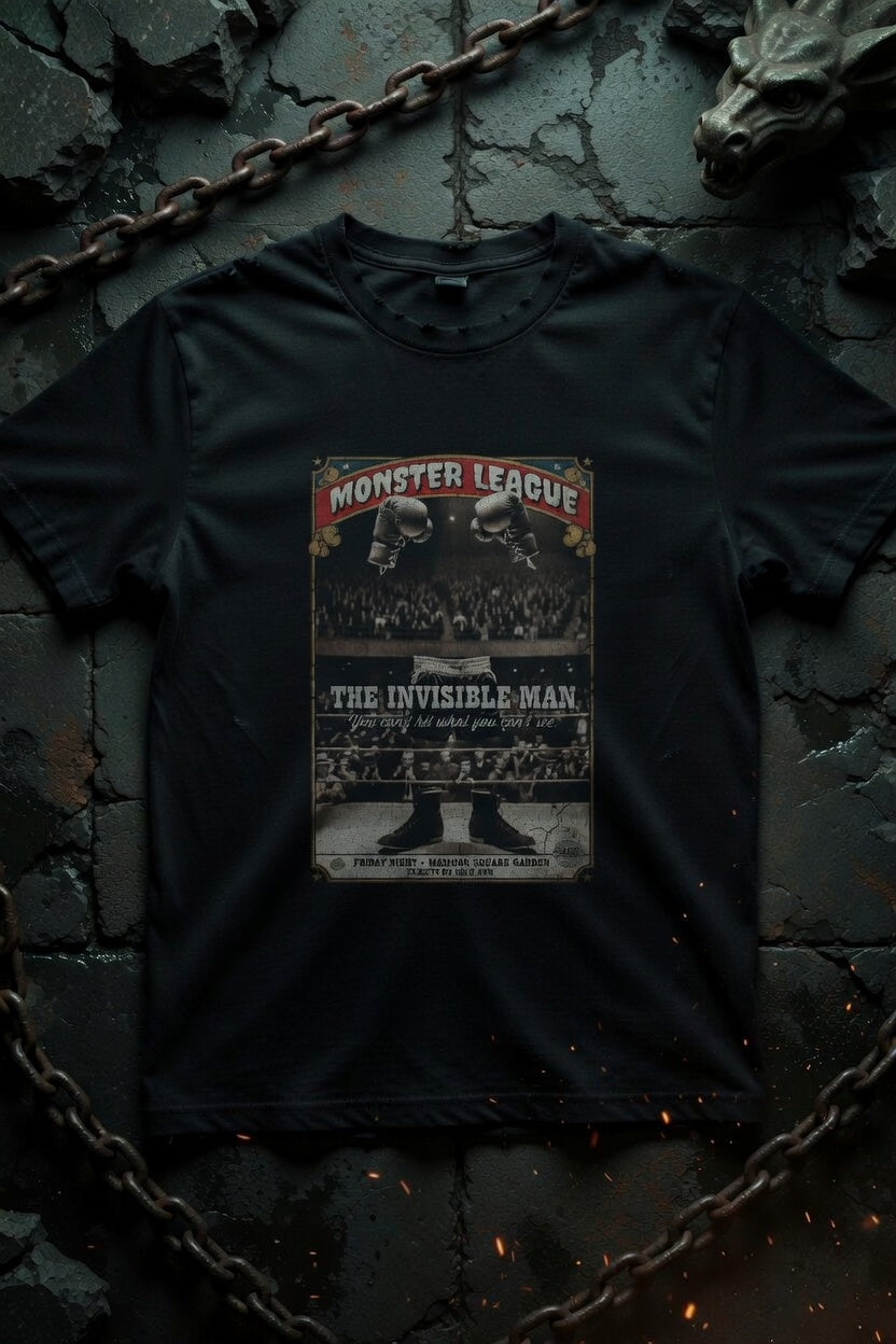Invisible Man Monsters League Tshirt