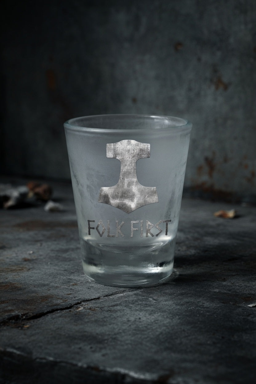 Folk First Shotglass