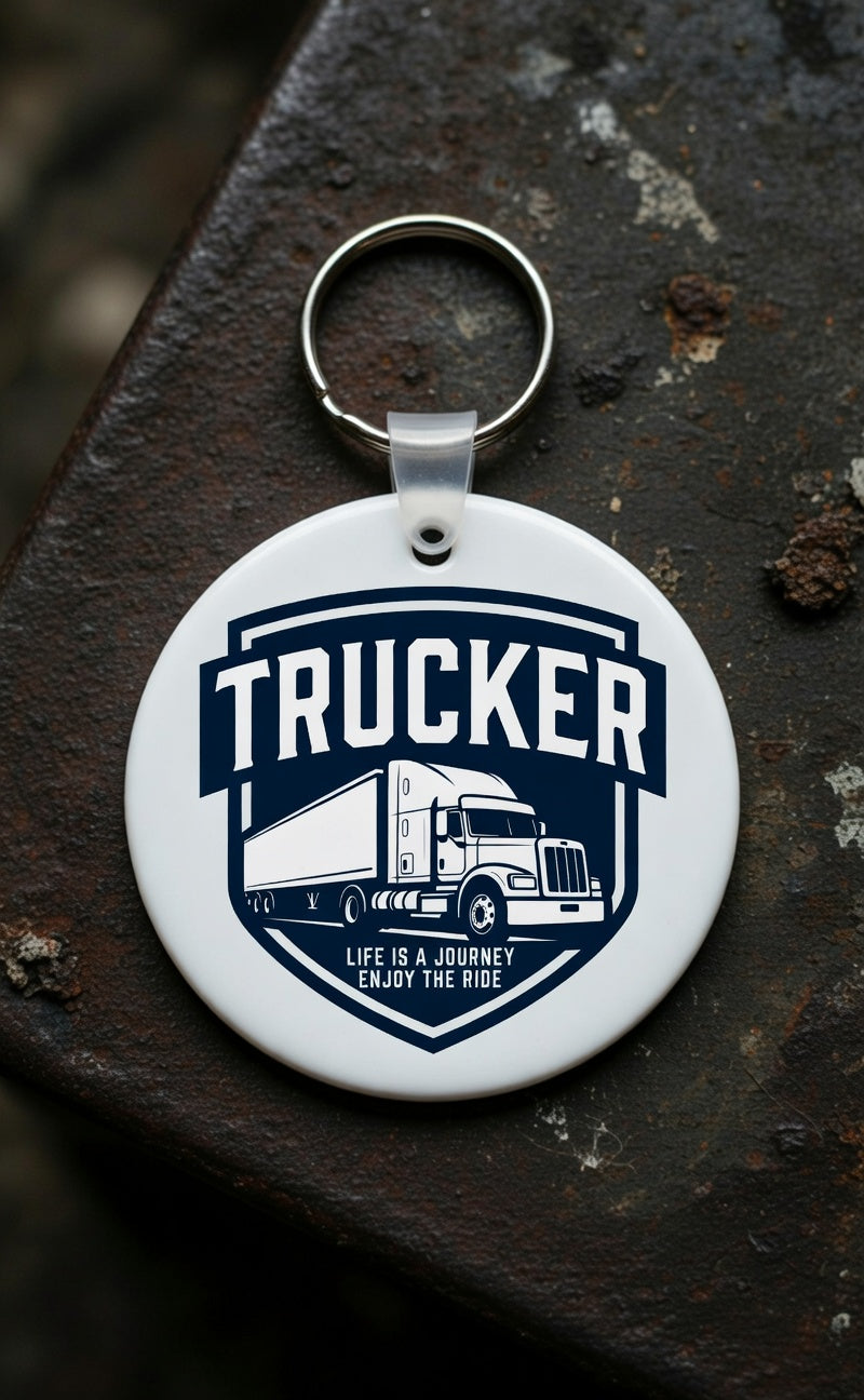 Trucker Keychain